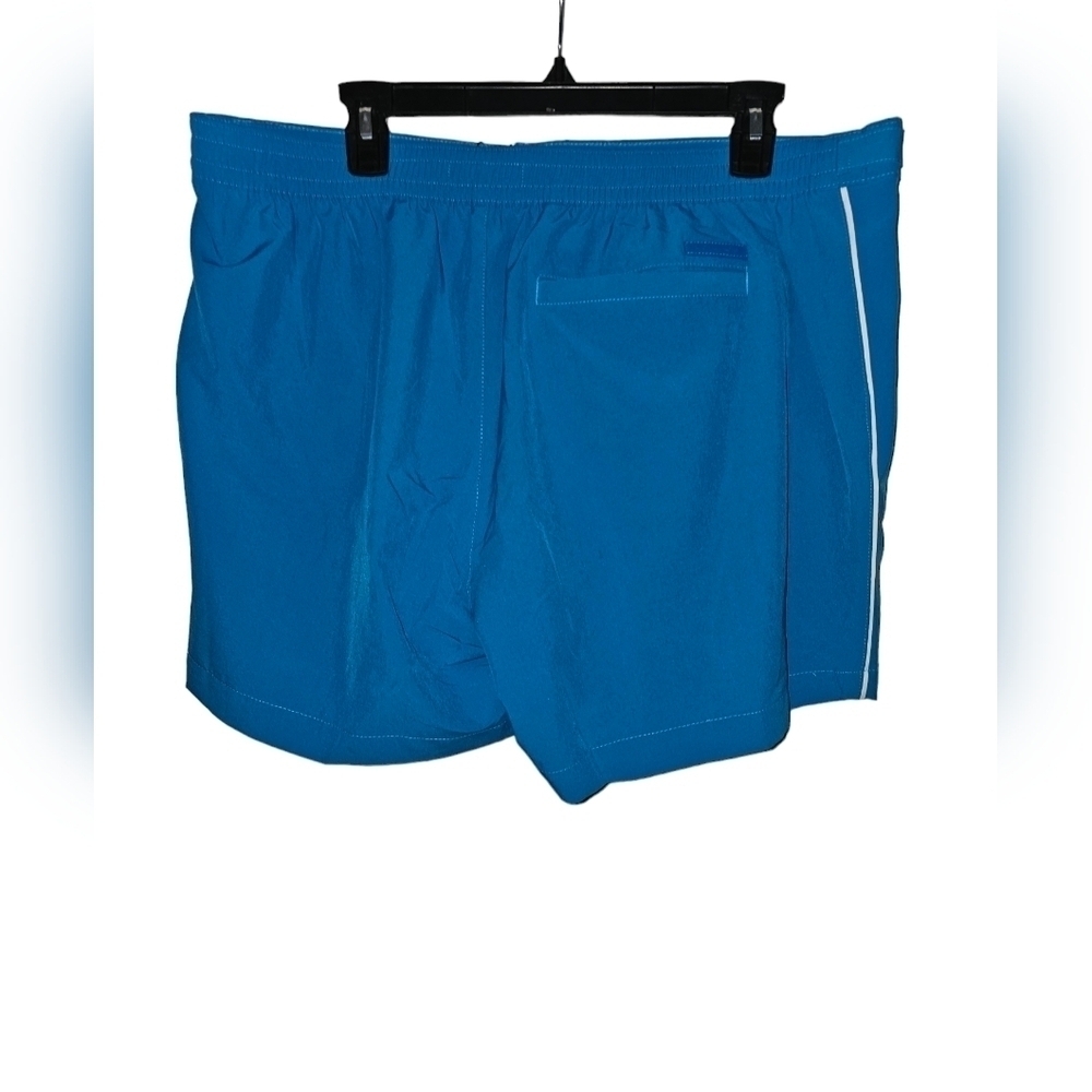 Michael Kors Solid Piped Swim Trunks Men's Size XL - Picture 2 of 4